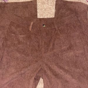 Brown corduroy pants
